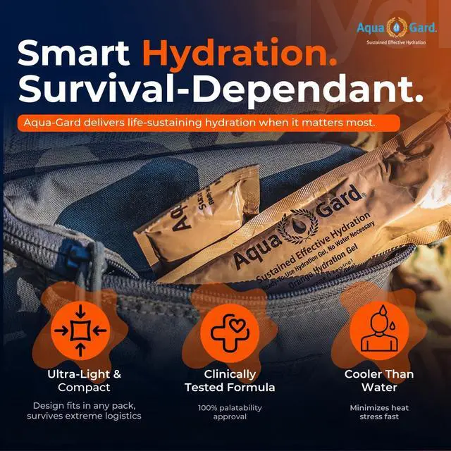 Alt view image 5 of 6 - Aqua-Gard Emergency Water Gel - Survival Water Pouches for Disaster Relief | 200% More Effective Hydration | Emergency Water Pouches for Water Emergency Kit Supply for Extreme Conditions (25 Pack)