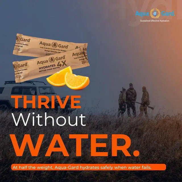 Alt view image 6 of 6 - Aqua-Gard Emergency Water Gel - Survival Water Pouches for Disaster Relief | 200% More Effective Hydration | Emergency Water Pouches for Water Emergency Kit Supply for Extreme Conditions (25 Pack)
