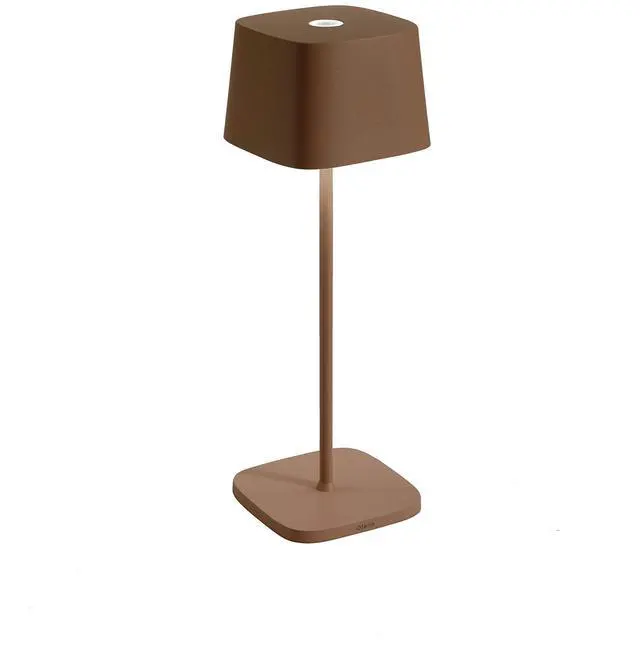 Main image of Ofelia Pro Lamp, Rechargeable Cordless Table Lamp with Touch Controls, Suitable for Indoor and Outdoor, Dimmer, 2700-3000 K, Height 12 Inches, Rust Color