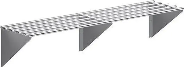 Main image of Premium Stainless Steel Tubular Wall Shelf 72" L x 18" D | NSF Certified | Extra-Large Appliance & Equipment Shelf for Kitchen, Restaurant, Garage, Utility Room
