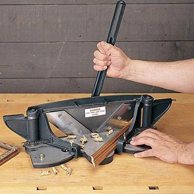 Alt view image 3 of 3 - Miter Trimmer - Micro-Fine Slices Laminate Cutter for Precise Fit - Adjustable Trim Saw for 45 90 Degree Cuts Picture Framing Saw for Perfect Miter Cuts