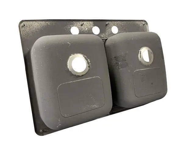 Alt view image 5 of 6 - Class A Customs | 25" X 17" X 5" Stainless Steel Double Bowl Sink | 300 Series Stainless Steel | RV Camper Motor Home Sink | Concession Sink