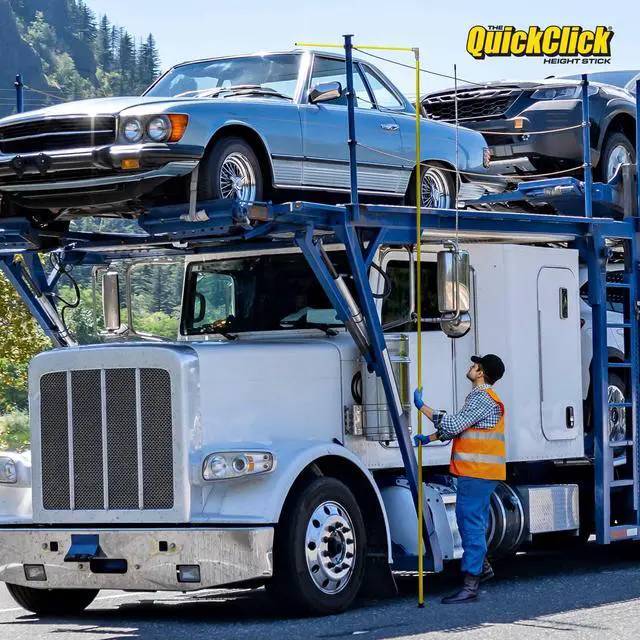 Alt view image 2 of 6 - The Original QuickClick Height Stick Measures Up to 15 Feet Measure Your Load Before You Hit The Road