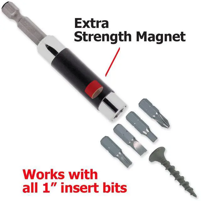 Alt view image 3 of 6 - 45087 3" Magnetic Screw Guide Driver, 50-Pack