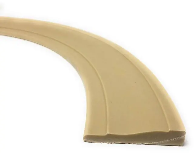 Main image of #444: Flexible Casing Molding: 11/16" Thick x 3.25" Wide - PRE Curved to fit Half Round Windows 67" to 84" Diameter
