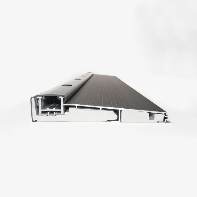 Main image of Ultra-Wide 7" (inch) Black Adjustable Aluminum Threshold Add on Extension Available - Heavy Duty - Commercial and Residential, Durable, Adjustable for Any Doorway. (48 inches)