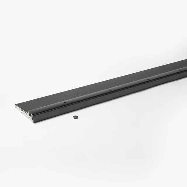 Alt view image 3 of 6 - Ultra-Wide 7" (inch) Black Adjustable Aluminum Threshold Add on Extension Available - Heavy Duty - Commercial and Residential, Durable, Adjustable for Any Doorway. (48 inches)