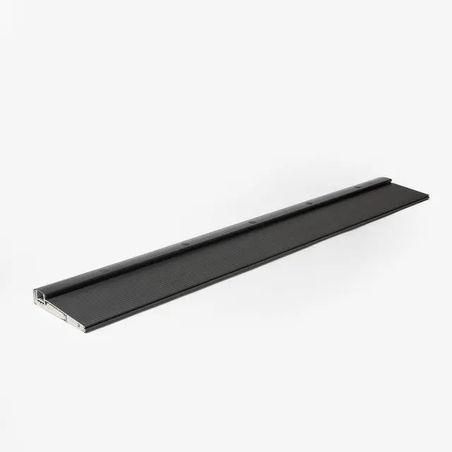 Alt view image 5 of 6 - Ultra-Wide 7" (inch) Black Adjustable Aluminum Threshold Add on Extension Available - Heavy Duty - Commercial and Residential, Durable, Adjustable for Any Doorway. (48 inches)