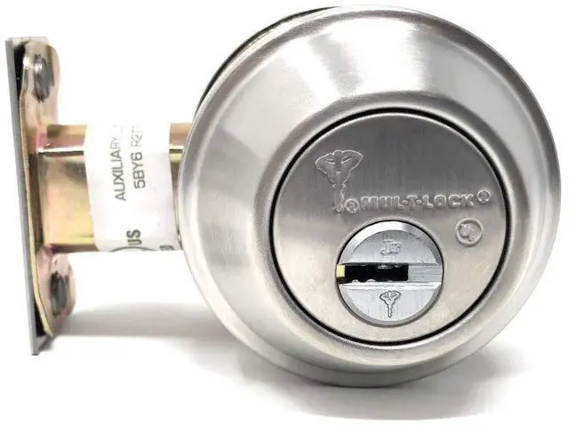 Main image of Cronus High Security Grade 2 Single Cylinder Dead-Bolt w/Thumb Turn 2-3/8 or 2-3/4 Adjustable Backset for Commercial and Residential Metal Or Wood Doors (Stainless Steel)