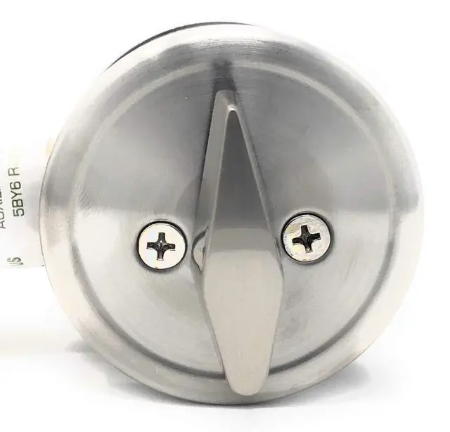 Alt view image 3 of 4 - Cronus High Security Grade 2 Single Cylinder Dead-Bolt w/Thumb Turn 2-3/8 or 2-3/4 Adjustable Backset for Commercial and Residential Metal Or Wood Doors (Stainless Steel)
