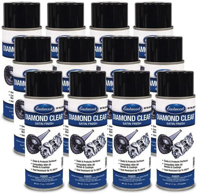 Main image of Diamond Clear DTM and Painted Surfaces Aerosol Satin 11 Oz | 12 Pack