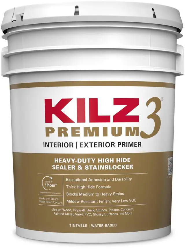 Main image of 3 Premium Primer, Interior/Exterior, 5 Gallon