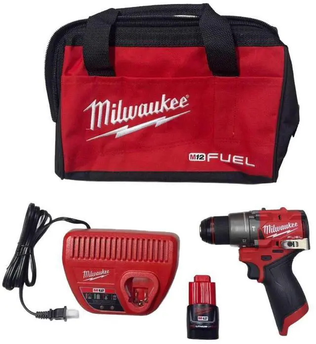 Main image of 2504-21 M12 FUEL CP Brushless Lithium-Ion 1/2 in. Cordless Hammer Drill Driver Kit (2 Ah)