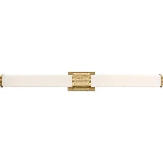 Alt view image 2 of 4 - 62/1603 Caper LED Vanity, Brushed Brass with Frosted Lens, Gold
