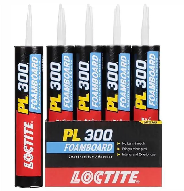 Main image of 12 Pack of 28 oz Loctite 1421930 PL 300 Low VOC Foamboard Adhesive