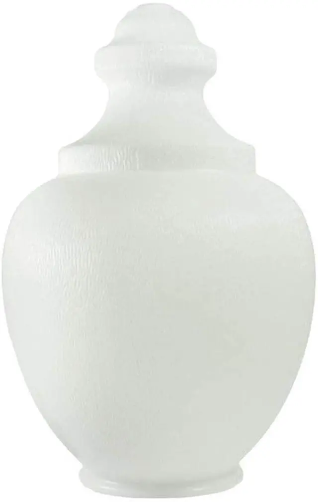 Main image of Acorn Globe Lamp Outdoor Light Cover Replacement | White Polycarbonate Shade with 8"OD Fitter Neck | 26.88"H x 16.6"W Diffuser | 88266-WH-8F Plastic Outdoor Globe Light Cover | Made in USA