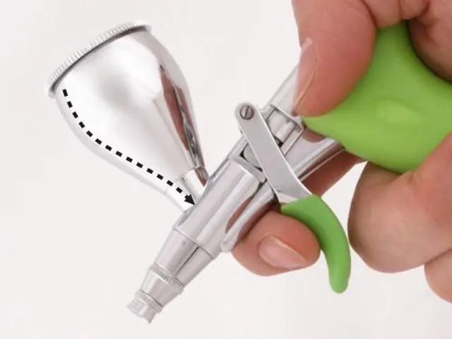 Alt view image 2 of 6 - Tritium.TG3 Double Action Pistol Style Trigger Top Gravity Airbrush, 0.3mm Nozzle