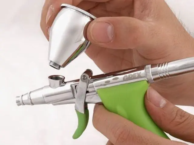 Alt view image 6 of 6 - Tritium.TG3 Double Action Pistol Style Trigger Top Gravity Airbrush, 0.3mm Nozzle