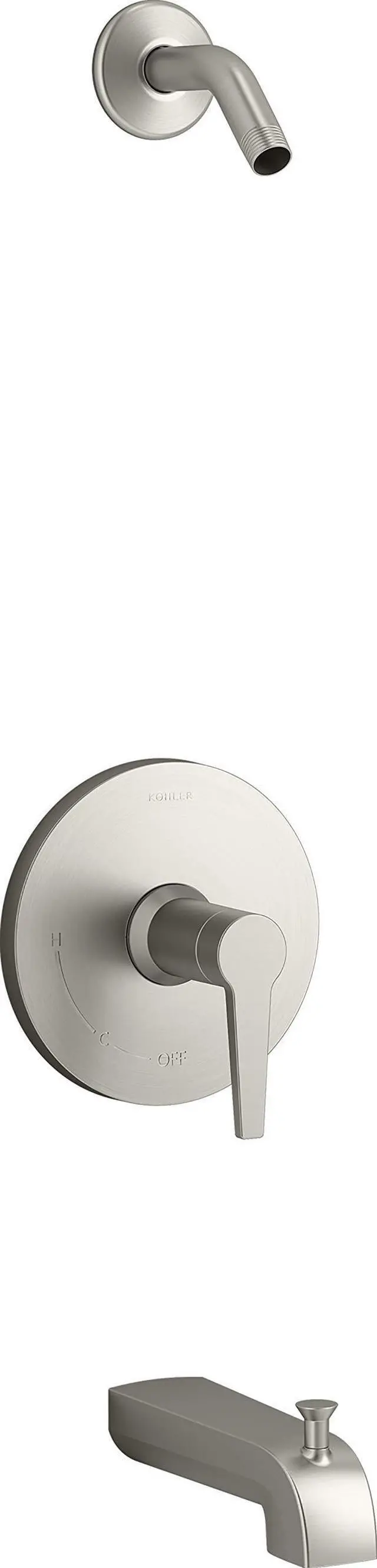 Main image of Pitch Rite-Temp bath and shower trim set, less showerhead