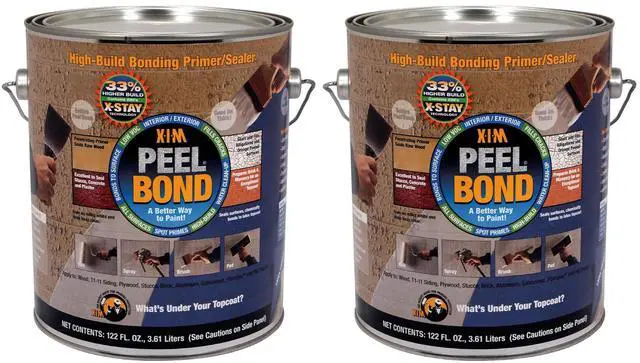 Main image of 2 Pack of 1 gal Products 11461 Clear, Peel Bond Water-Based Acrylic Primer/Sealer