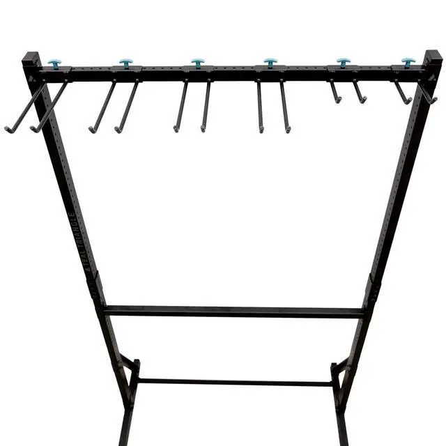 Alt view image 5 of 6 - Freestanding Tool Storage Rack, Garage Floor Stand, Adjustable Garden Tool Organizer, Industrial Steel