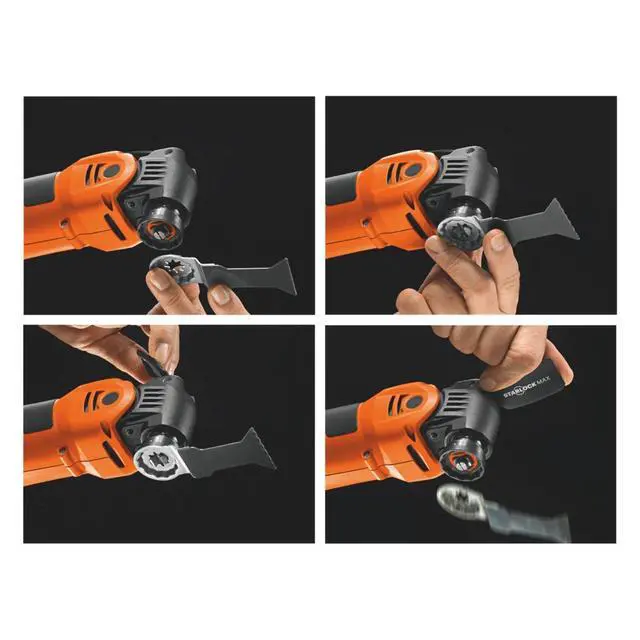 Alt view image 6 of 6 - Starlock E-Cut Universal Titan OMT Multi-Material Saw Blade - Precision Cutting for Wood, Plasterboard & Plastics, Bimetal Titanium Coating, 1-3/4" Width, 2-1/8" Length, 10-Pack - 99100000108