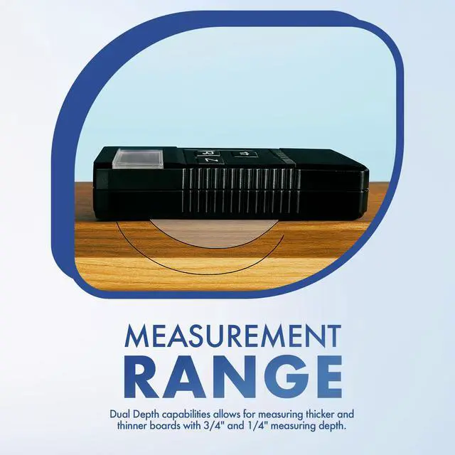 Alt view image 4 of 6 - Ligno Scanner SDM Pinless Moisture Meter - Wood Moisture Meter for Hard & Soft Woods, Bamboos, Drywall & Concrete - Dual-Depth Humidity Tester & Detector for Flooring Inspectors & Flooring Installers