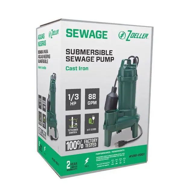 Alt view image 4 of 6 - SEWGE Pump CSTIRN 1/3HP