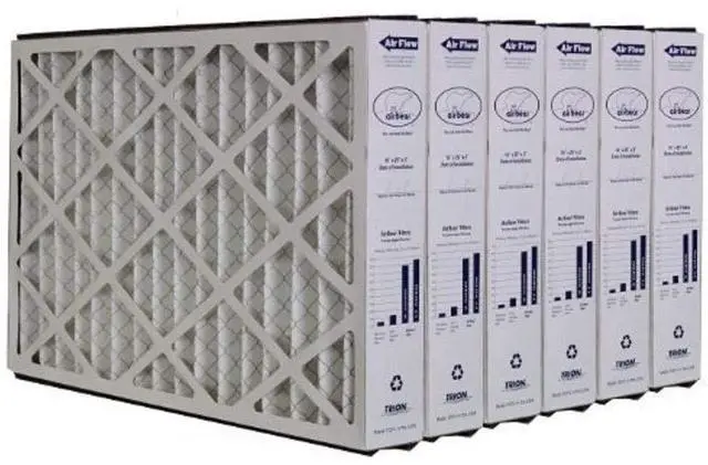 Main image of Air Bear 259112-101 (6 Pack) Pleated Furnace Air Filter 16"x25"x3" MERV 11