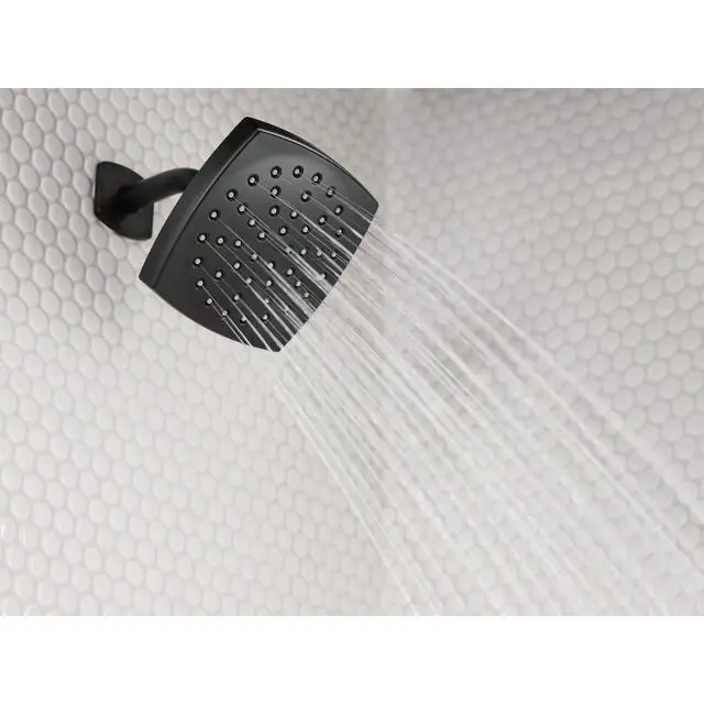 Alt view image 3 of 4 - Lindor 82504BL Matte Black 1-Handle Bathtub and Shower Faucet
