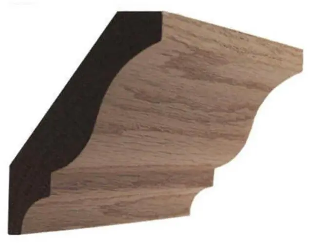 Main image of EWCR12 Crown 3/4" x 3-5/8" Unfinished 2-7/8" High x 2" Deep, White Oak, 94"