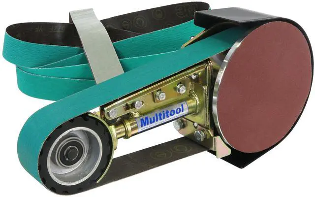 Main image of Multitool 2" x 36" Belt Grinder Attachment for Bench Grinders with Starter Belt Kit(MT362-Kit)