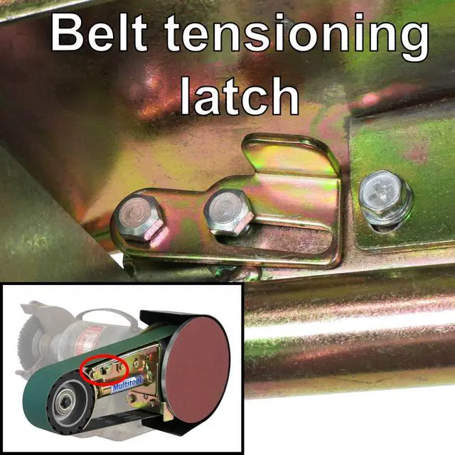 Alt view image 6 of 6 - Multitool 2" x 36" Belt Grinder Attachment for Bench Grinders with Starter Belt Kit(MT362-Kit)