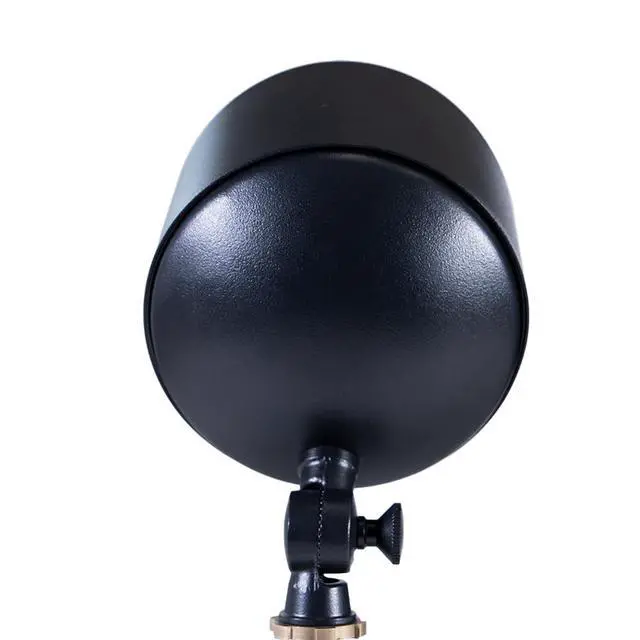 Alt view image 6 of 6 - 12V Brass Flood Light (Black) with 9W 2700K Warm White PAR36 LED Bulb (900 Lumens) for Low age Landscape Lighting of House, Yard, Outdoor Wall, Tree Canopy or Signage