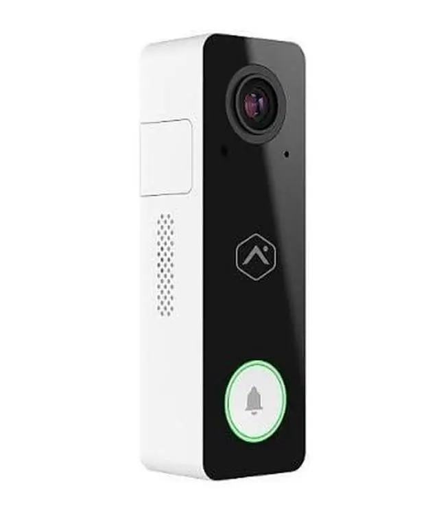 Alt view image 3 of 3 - [ { "cellPosition": null, "link": "http://Alarm.com", "text": "Alarm.com", "type": "url" }, { "text": " ADC-VDB750 2MP Wi-Fi Video Doorbell Camera; Full HD Resolution; HDR; IR Night Vision; Dual Wi-Fi