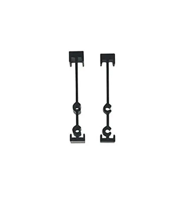 Alt view image 2 of 3 - 2 Piece Devac Sash Stop Set - Black Aluminum