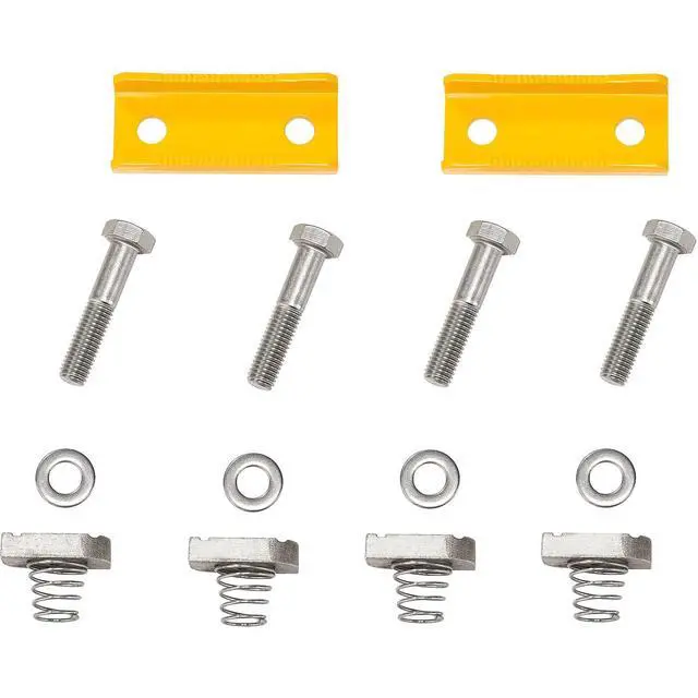 Alt view image 5 of 6 - Steel Ladder Safety Post with Pull-Loop Handle, Yellow Powder Coated, 63"H, Automatic Locking Safety Bracket, For Easy Ingress and Egress Points