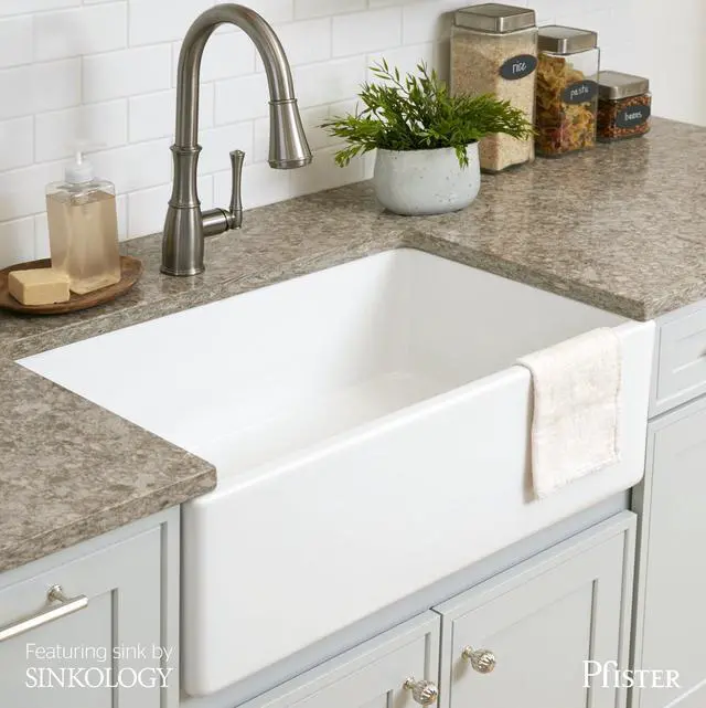 Alt view image 3 of 6 - Wheaton Kitchen Faucet with Pull Down Sprayer and Soap Dispenser, Single Handle, High Arc, Stainless Steel Finish, GT529WH1S