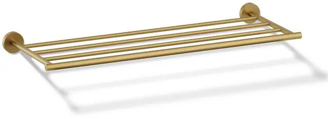 Main image of K27294-2MB Elate 25-3/8" Metal Towel Rack Vibrant Brushed Moderne Brass