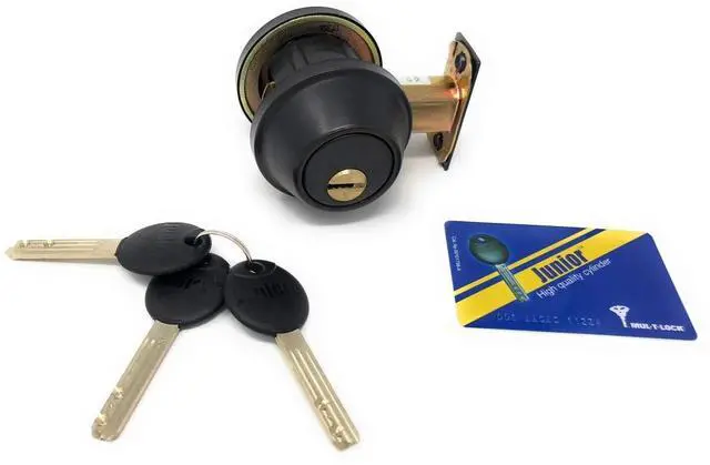 Main image of Cronus High Security Grade 2 Single Cylinder Dead-Bolt w/Thumb Turn 2-3/8 or 2-3/4 Adjustable Backset for Commercial and Residential Metal Or Wood Doors (Oil Rubbed Bronze)