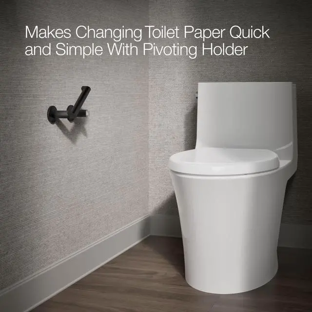 Alt view image 3 of 6 - Components pivoting Toilet Tissue Holder