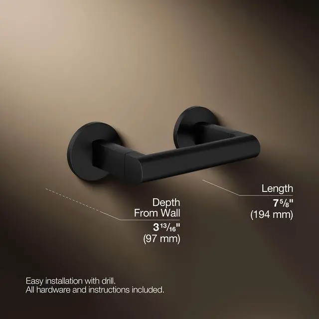 Alt view image 4 of 6 - Components pivoting Toilet Tissue Holder
