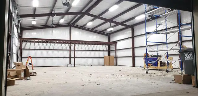 Alt view image 6 of 6 - 6 Bulb/Lamp T8 LED High Bay Warehouse, Shop, Commercial Light Fixture
