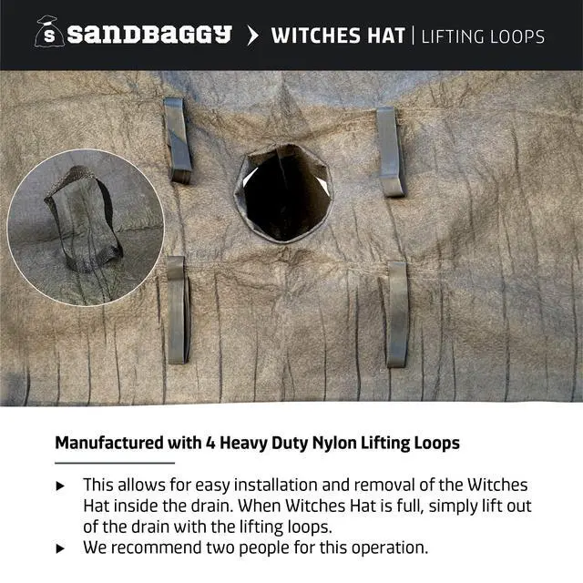 Alt view image 4 of 6 - Oil & Sediment Guard | Witches Hat | Catch Basin/Storm Drain Filter | 36" Length by 48" Width by 18 Inch Tall (Pack of 5)