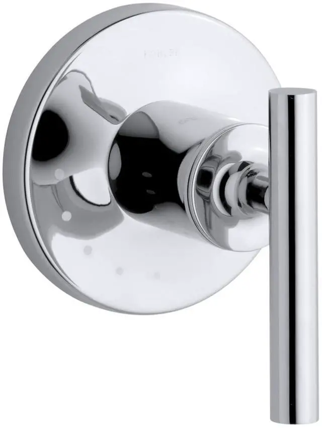 Main image of Purist® Valve trim with lever handle for volume control valve, requires valve