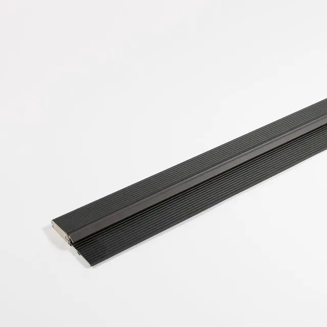 Alt view image 2 of 5 - Heavy Duty Aluminum Outdoor Swing Threshold for Residential and Commercial Use. Easy to Install Wheater Proof Durability Easy to Use for All Outswing Doors. Multiple Sizes Available (Black, 48 inch)