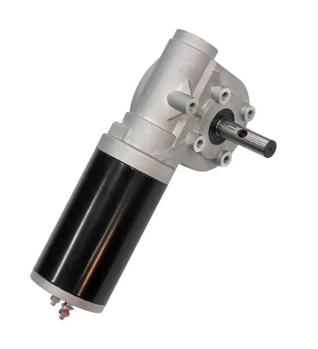 Alt view image 2 of 6 - 1500W/60:1-2.1 HP - Universal Replacement Dump Truck Trailer Tarp Motor w/Chrome Cover