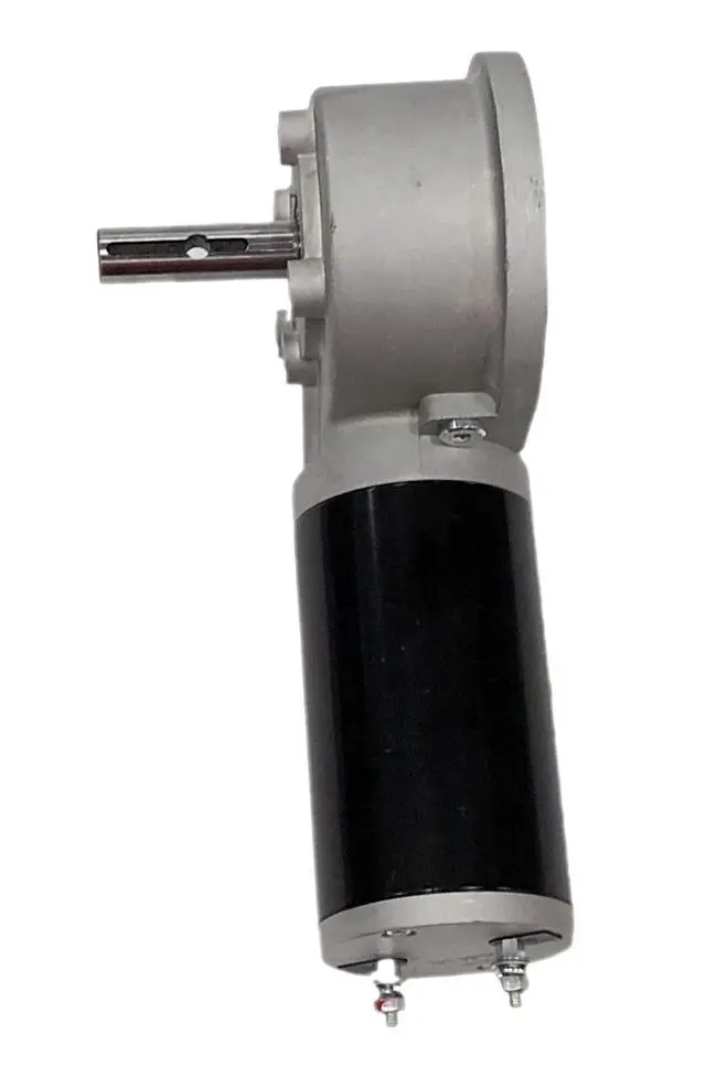 Alt view image 3 of 6 - 1500W/60:1-2.1 HP - Universal Replacement Dump Truck Trailer Tarp Motor w/Chrome Cover