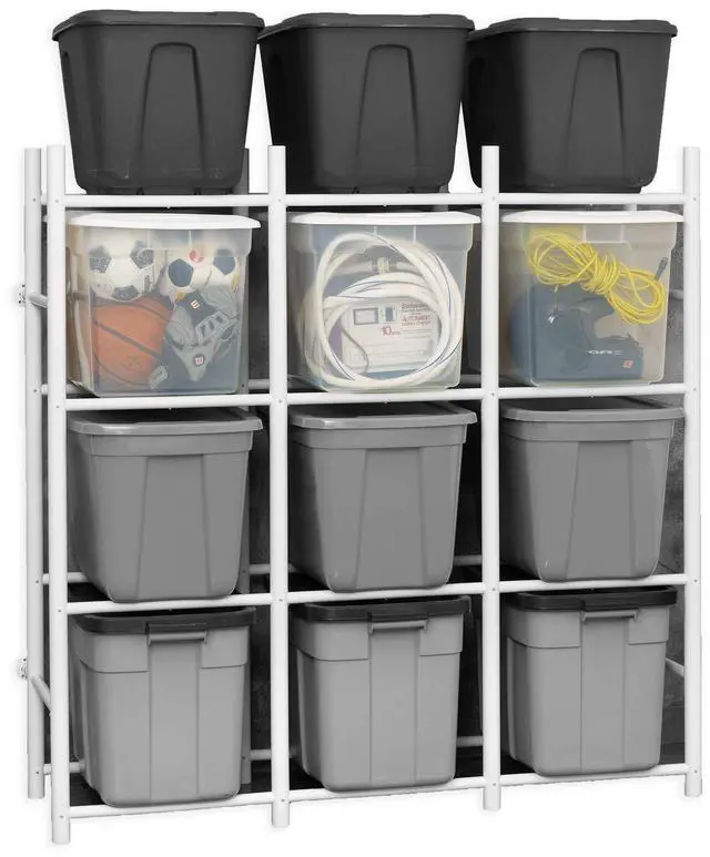 Main image of Bin Warehouse Rack - 12 Totes Compact