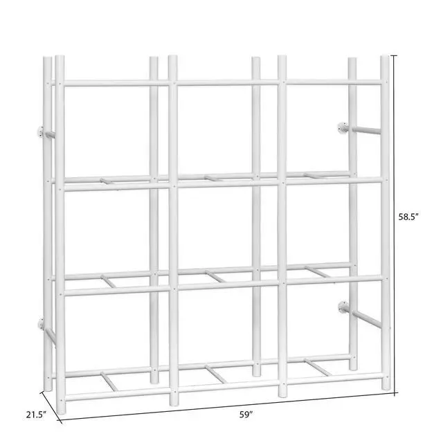 Alt view image 3 of 3 - Bin Warehouse Rack - 12 Totes Compact